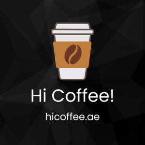 HiCoffee.ae Premium Domain for Coffee Brand Café or Coffee Ecommerce in UAE